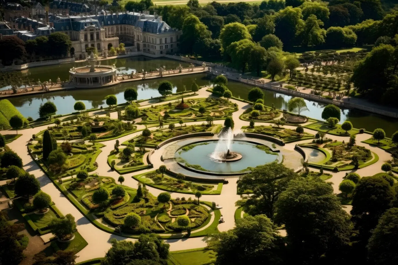 Schöne Schlossarchitektur